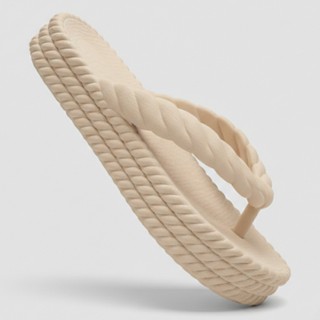 Chinelo Feminino de Dedo Plataforma Trançado Confortável em Oferta na Shopee