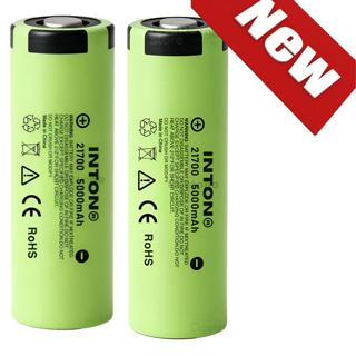 KIT 2 Bateria 21700 Recarregável INTON 5000mAh para Lanternas Táticas Mergulho e Parafusadeira em Oferta na Shopee