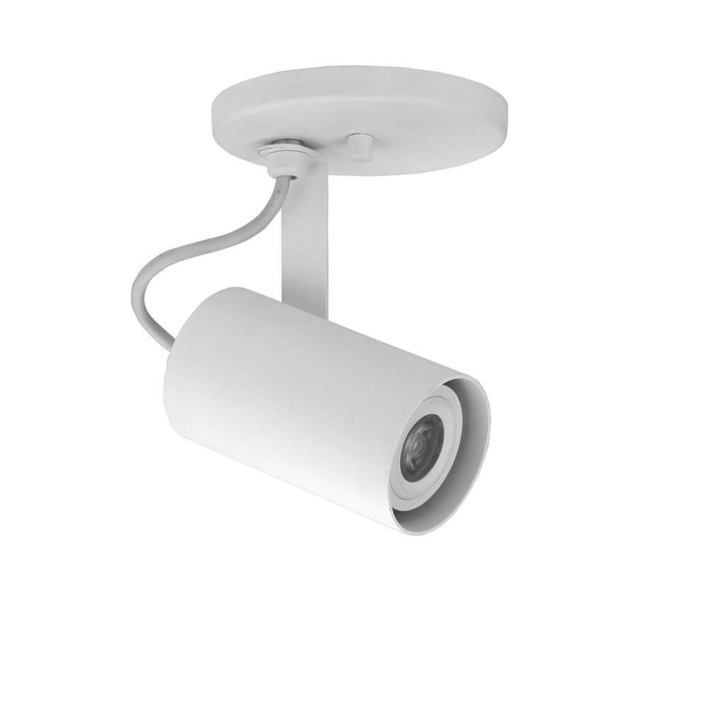 Spot Com Canopla Lisse II Alumínio 1L MR16 Branco Total