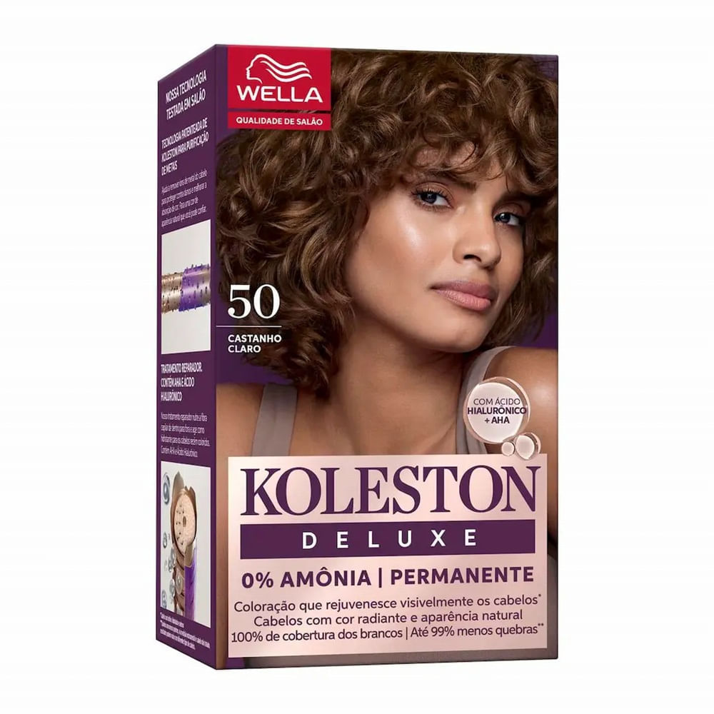 Tintura Koleston Deluxe 50 Castanho Claro