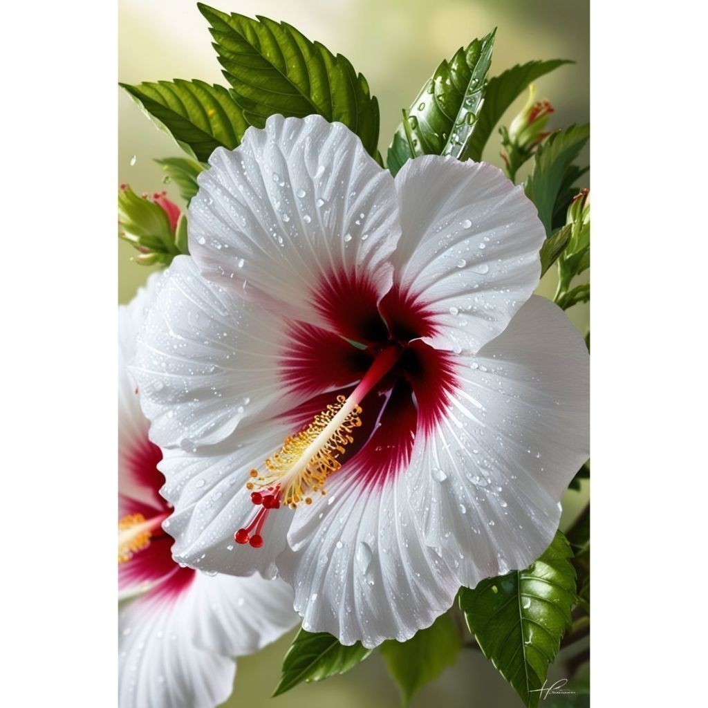 ENVIO SUPER RÁPIDO 100 sementes hibisco Arnold com manual de cultivo pronta entrega envio em 24h l T1 germinação rápida