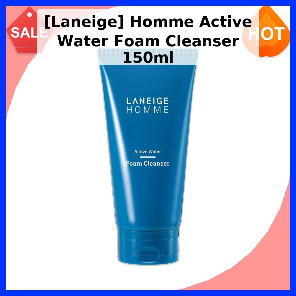 [Laneige] Limpador De Espuma De Água Ativo Homme 150ml/Coreano/Limpeza Profunda/100 % Autêntico Da Giant King