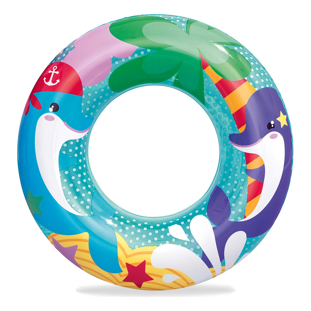 Boia Inflamável Redonda 51cm Para Piscina Divertida Bestway