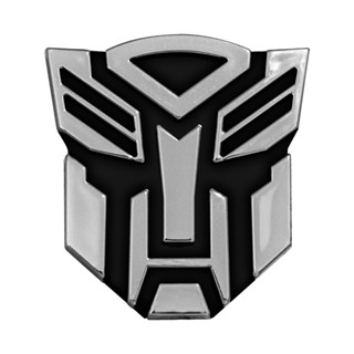 Emblema Adesivo Transformers Cromado Com Preto Universal em Oferta na Shopee