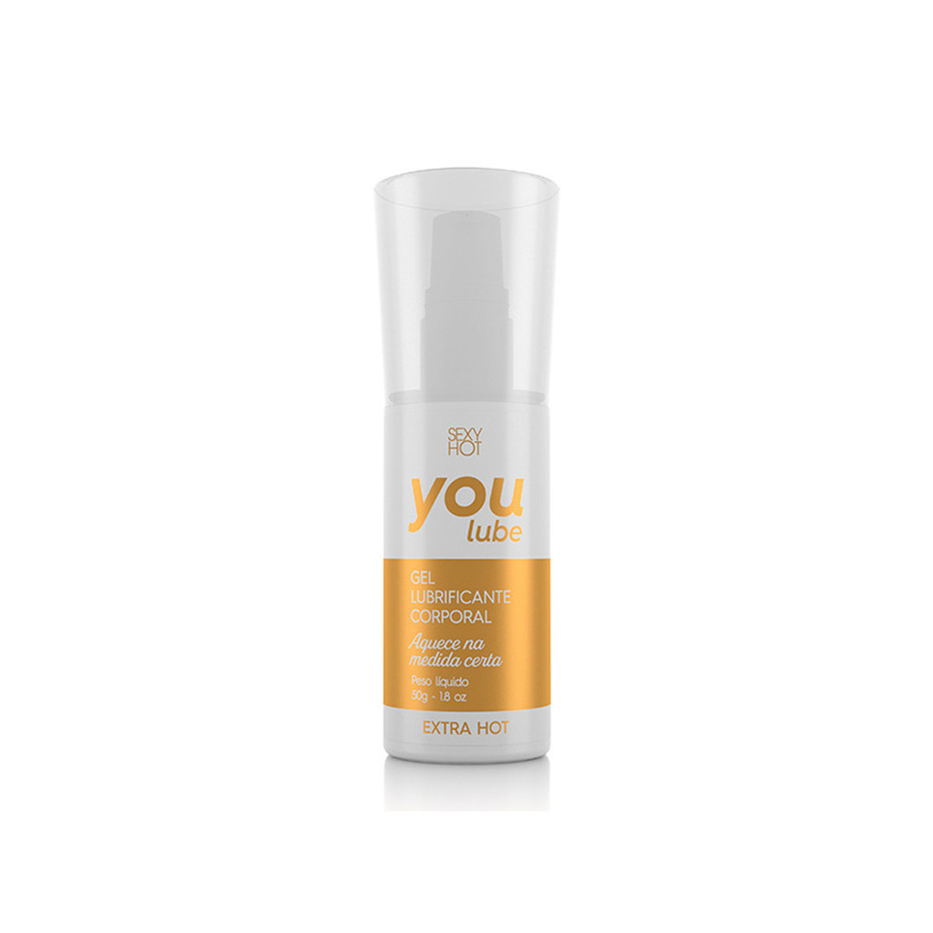 Lubrificante à Base D'Água Efeito Extra Hot - 50g | YouLube