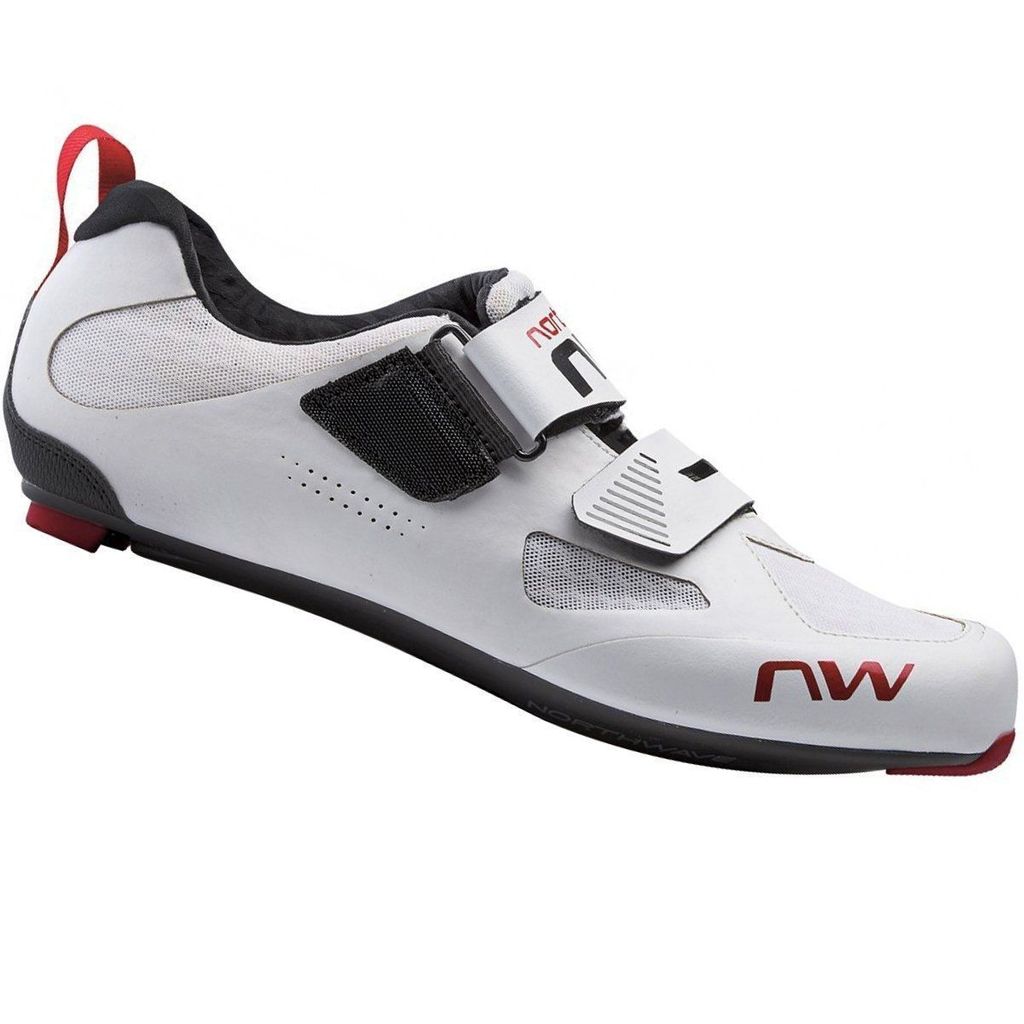 Sapatilha de Ciclismo Northwave Tribute 2 Carbon Triathlon Branca