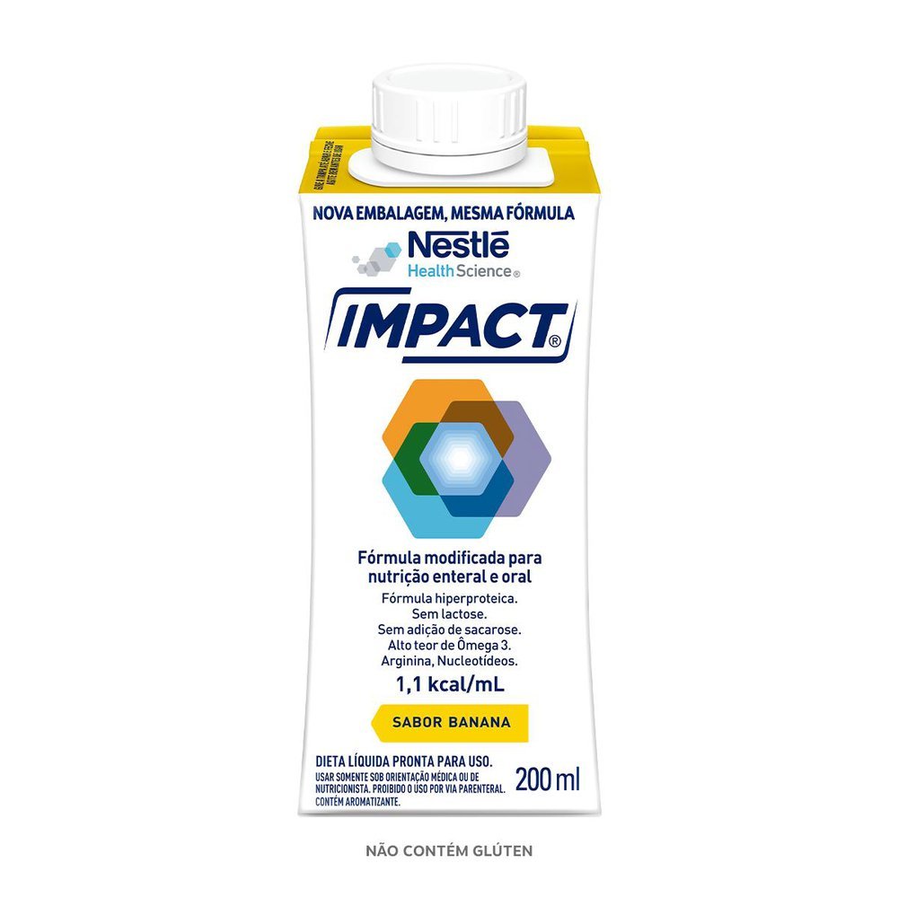Impact Nutrição Enteral e Oral Banana 200ml