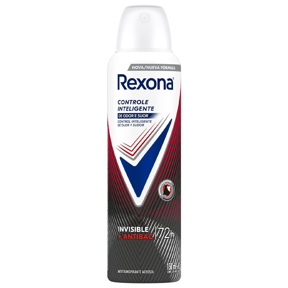 Desodorante Aerosol Rexona Antibacterial + Invisible 150ml em Oferta na Shopee