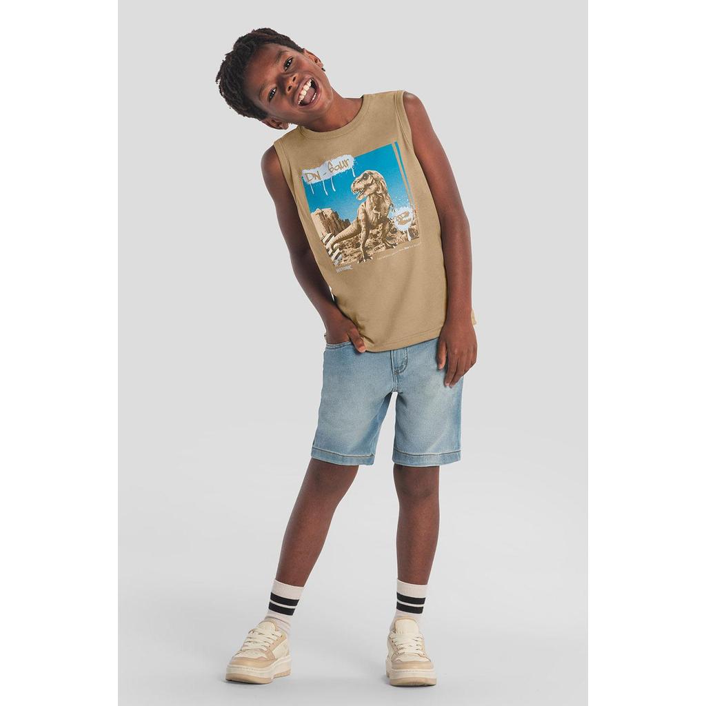 Regata infantil menino de dinossauro Brandili em Oferta na Shopee
