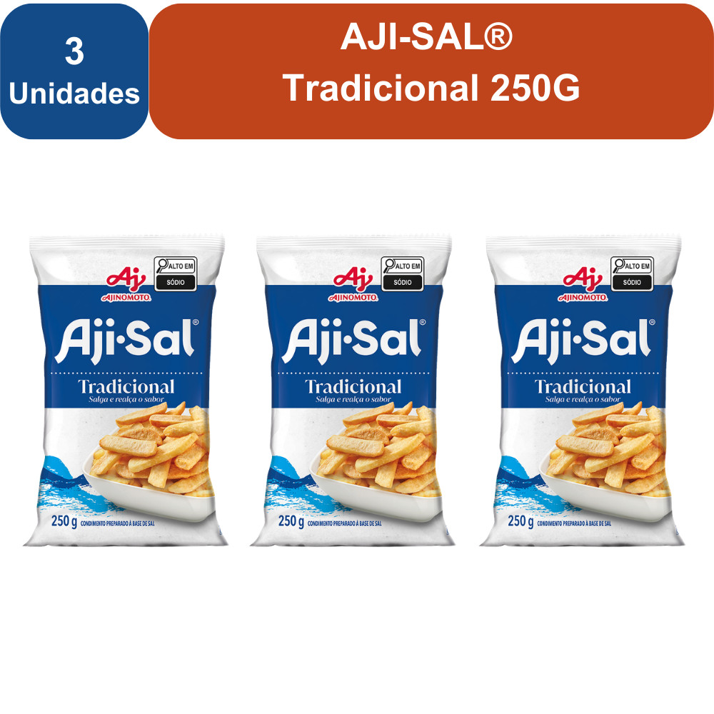 Kit 3 Unidades AJI-SAL® Tradicional 250G