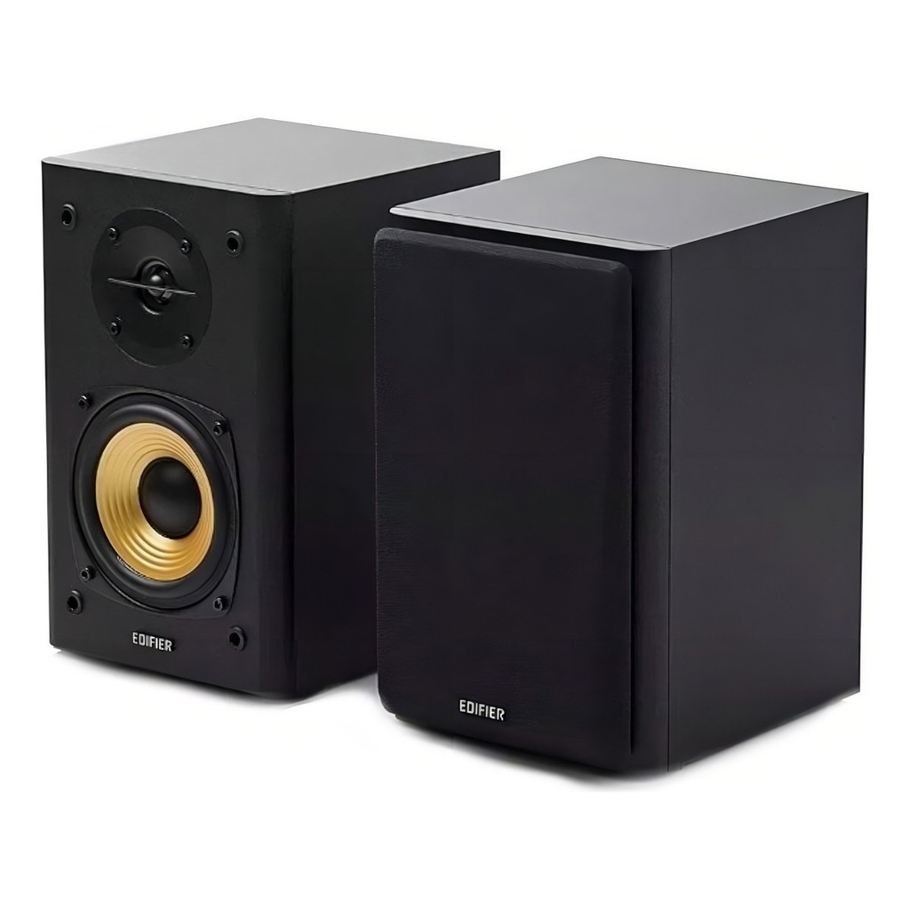 Monitor De Áudio Edifier R1000t4 24w Rms Madeira Par Preto