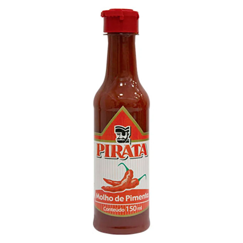 Molho de Pimenta Pirata 150ml em Oferta na Shopee