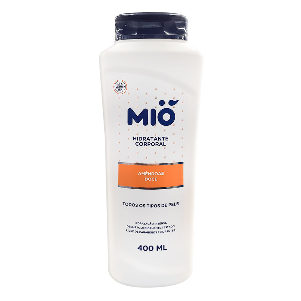 Loção Hidratante Mió Amêndoas Doce 400ml em Oferta na Shopee