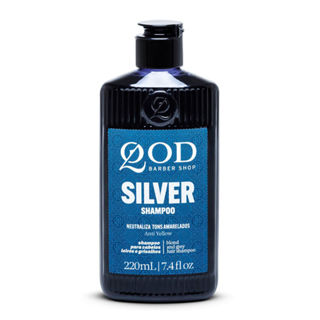 Shampoo QOD Barber Shop Silver para Cabelos Loiros e Grisalhos 220ml em Oferta na Shopee