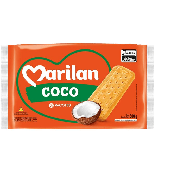 Biscoito Coco Marilan em Oferta na Shopee