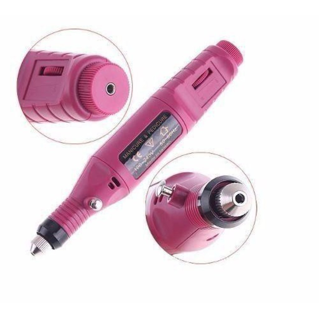 Lixadeira Motor Caneta Bivolts Unha Lixa Elétrica Profissional Bloco Motor Bivolt Orbitta
