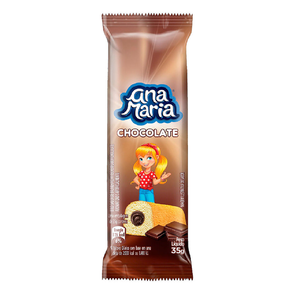 Bolinho Ana Maria Chocolate 35g