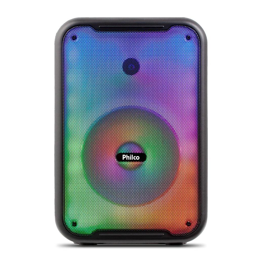 Caixa de Som Philco Extreme 250W Flash Lights PCX3800 em Oferta na Shopee