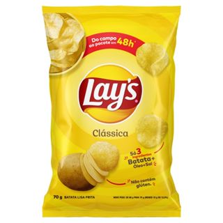 Batata Lay's Lisa Clássica 70g em Oferta na Shopee