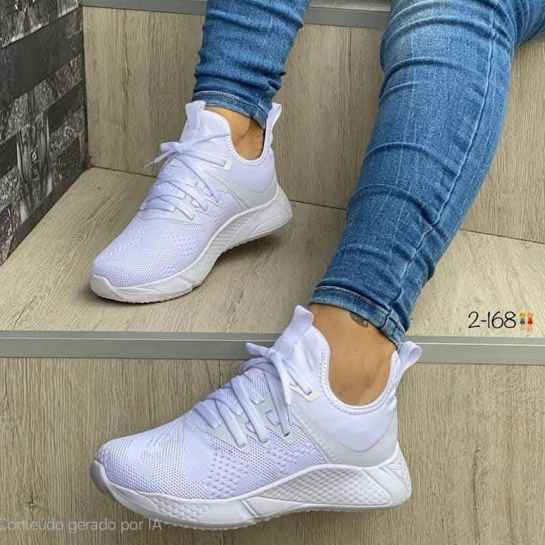 Tênis Caminhada Leve Confortável Academia Fitness Casual Masculino Feminino Oferta