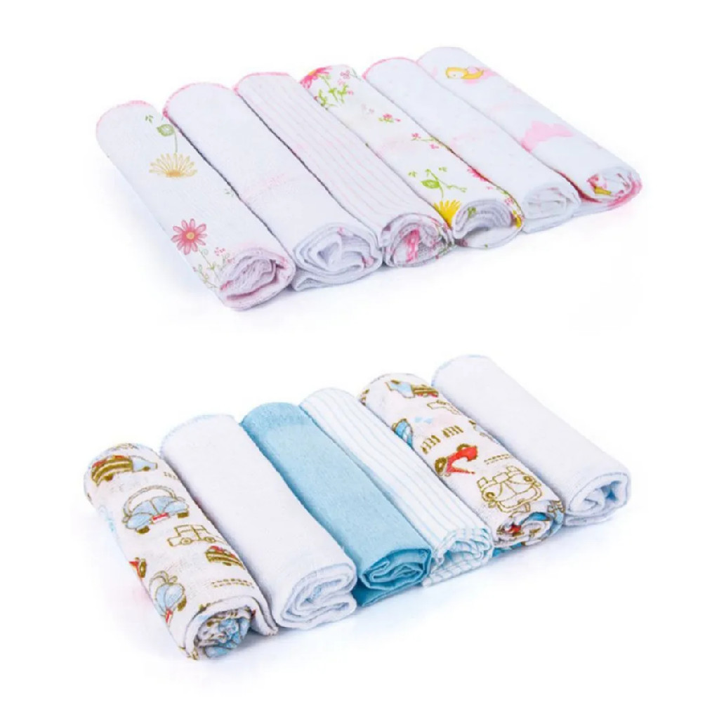 Kit 12 Und Paninho Boca Bebe Algodao Premium Protecao Conforto Uso Diario Recem Nascido em Oferta na Shopee