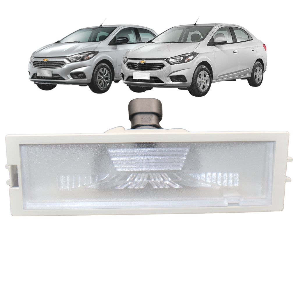 Lanterna De Placa Luz Onix Prisma 2013 2014 Até 2019 C/Soquete
