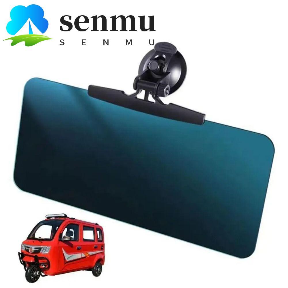 SENMU Viseira Solar Para Carro , Extensor De Com Ventosa Antirreflexo , Painel Bloqueador Rotação De 180 Graus