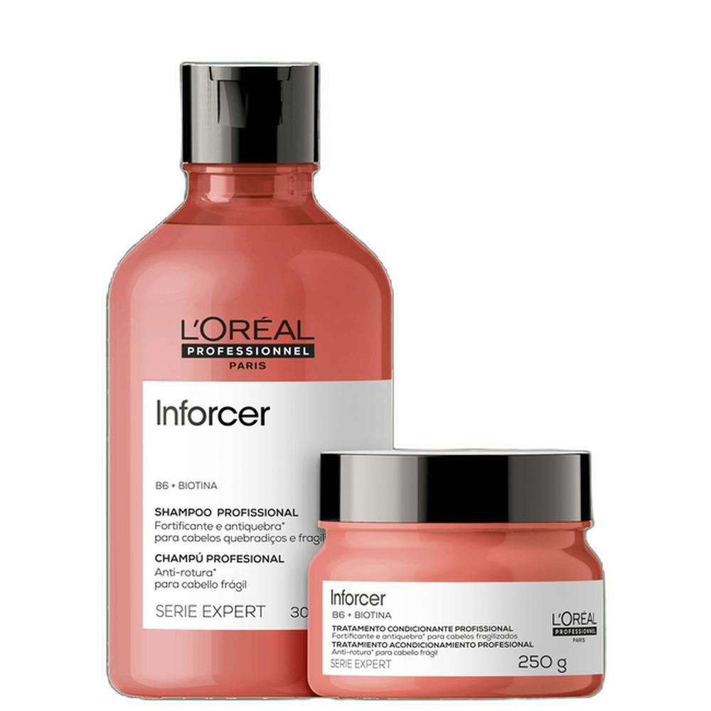 Kit L’Oréal Professionnel Inforcer Serie Expert Treat (2 Produtos) em Oferta na Shopee
