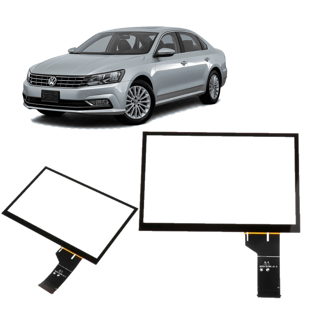 Tela Touch Screen Tatil Vidro Toque Multimidia Original Volkswagem MIB 1 MIB 2 STD passat R-Line 2014 a 2018