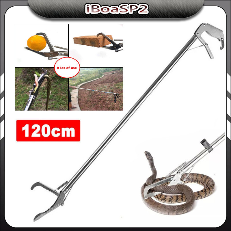 Pegador De Objetos Mão Mecânica Extensora Pinça Garra Forte Ferramentas para capturar cobras