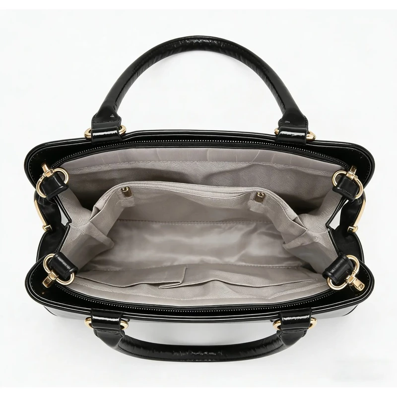 Bolsa Feminina de Couro Transversal — foto 4