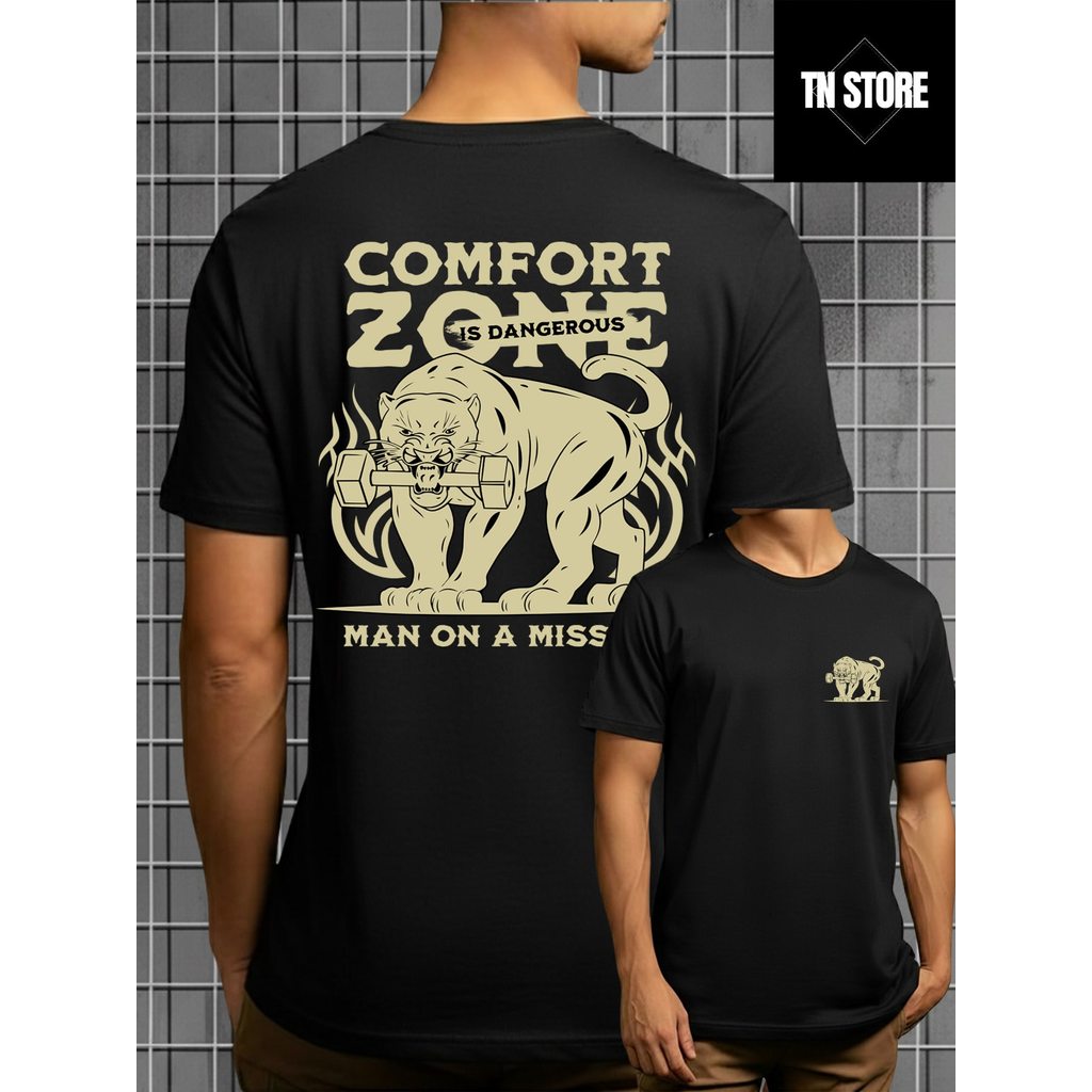 Camiseta Fitness Academia Gym Treino Esporte Camisa Blusa Unissex Masculino Feminino 100% Algodão Preto Branco Plus Size