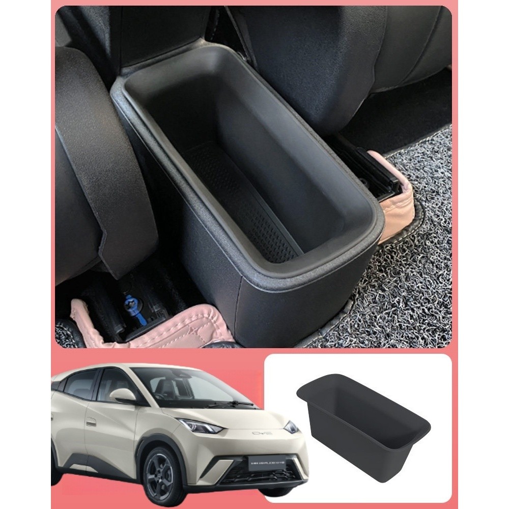 Organizador Banco Traseiro BYD Dolphin Mini Silicone Antiderrapante Porta-Objetos Interior Carro Sob Medida