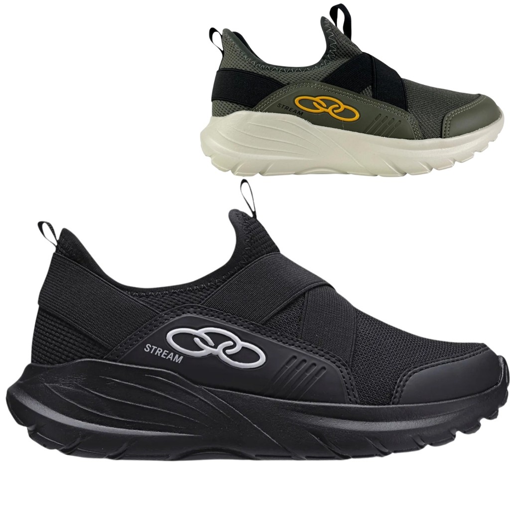 Tênis Olympikus Stream Infantil Calce Fácil Original Kids Conforto Escola em Oferta na Shopee