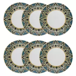 Jogo de 6 Pratos Sobremesa 20 Cm Oxford Flat Gálata