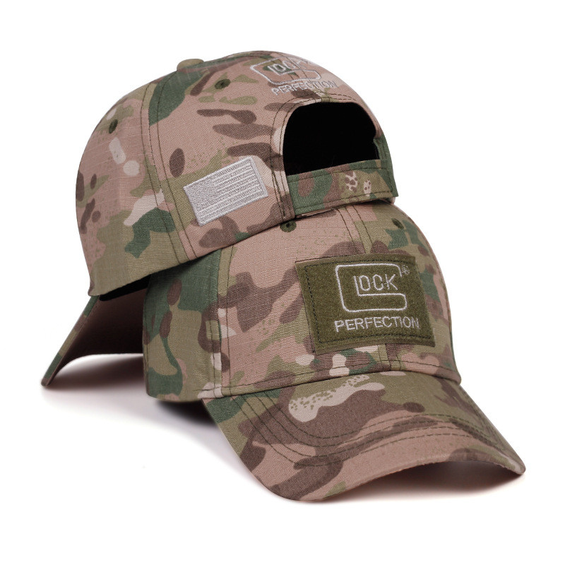 Comércio exterior glock militar tiro clube boné de beisebol das mulheres dos homens europeu americano glock ao ar livre