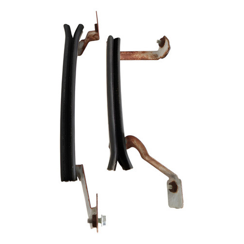 Guia Do Vidro Porta Dianteira Esquerda Citroen C4 2008/2012 Prateado