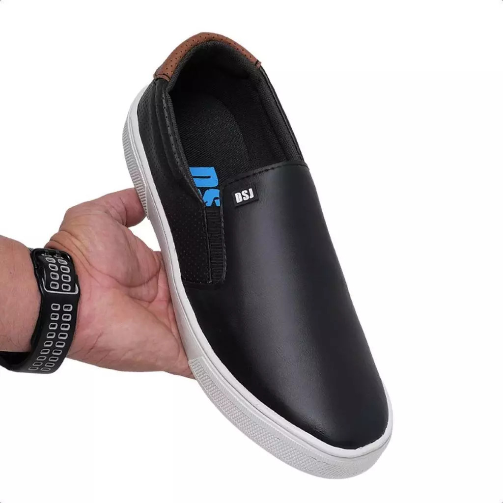 Sapatênis Masculino Slip On Casual Elegante Leve Confortável Sem Cadarço Moderno Promoção