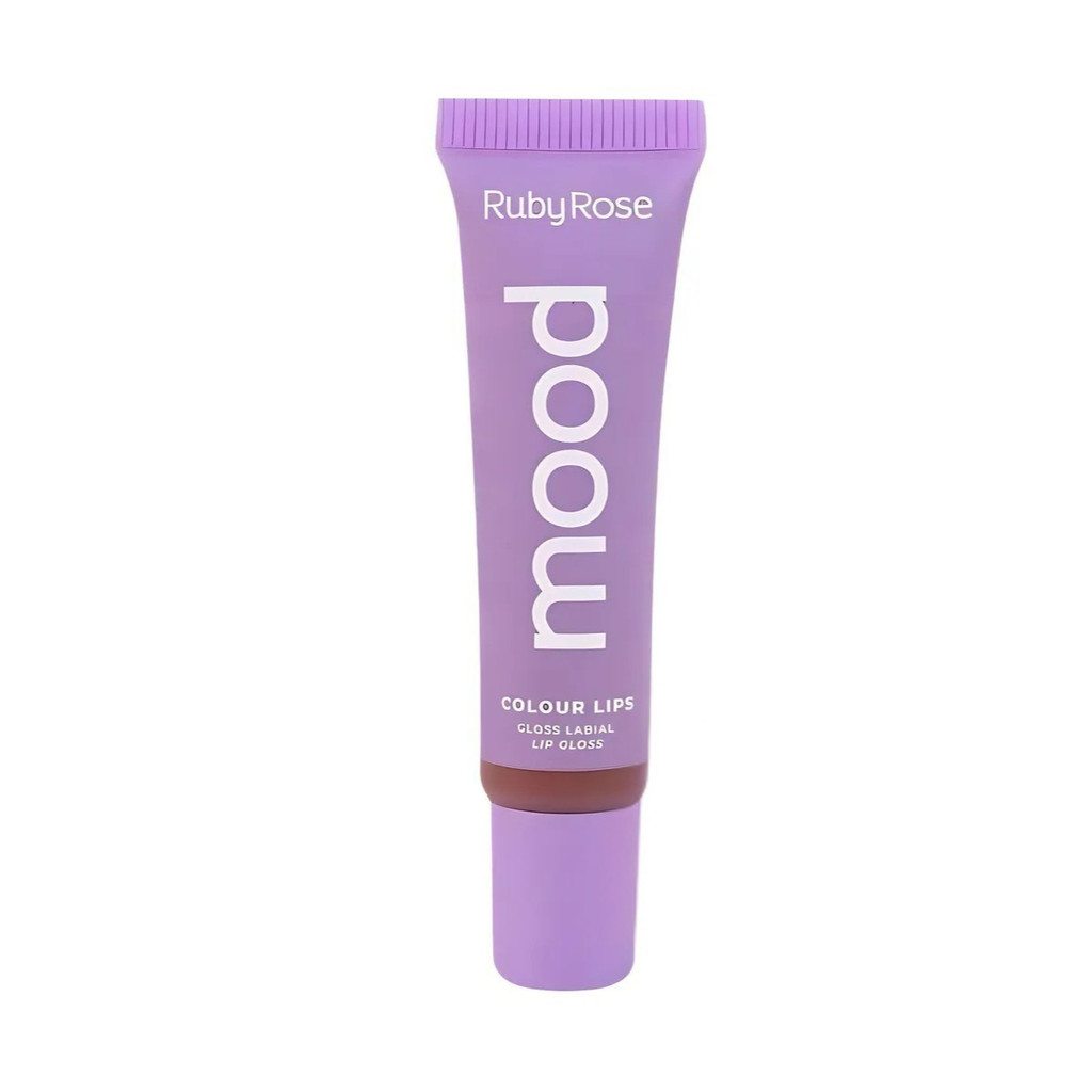 GLOSS LABIAL RUBY ROSE MOOD COLOUR LIPS DISCREET HB-7201-1