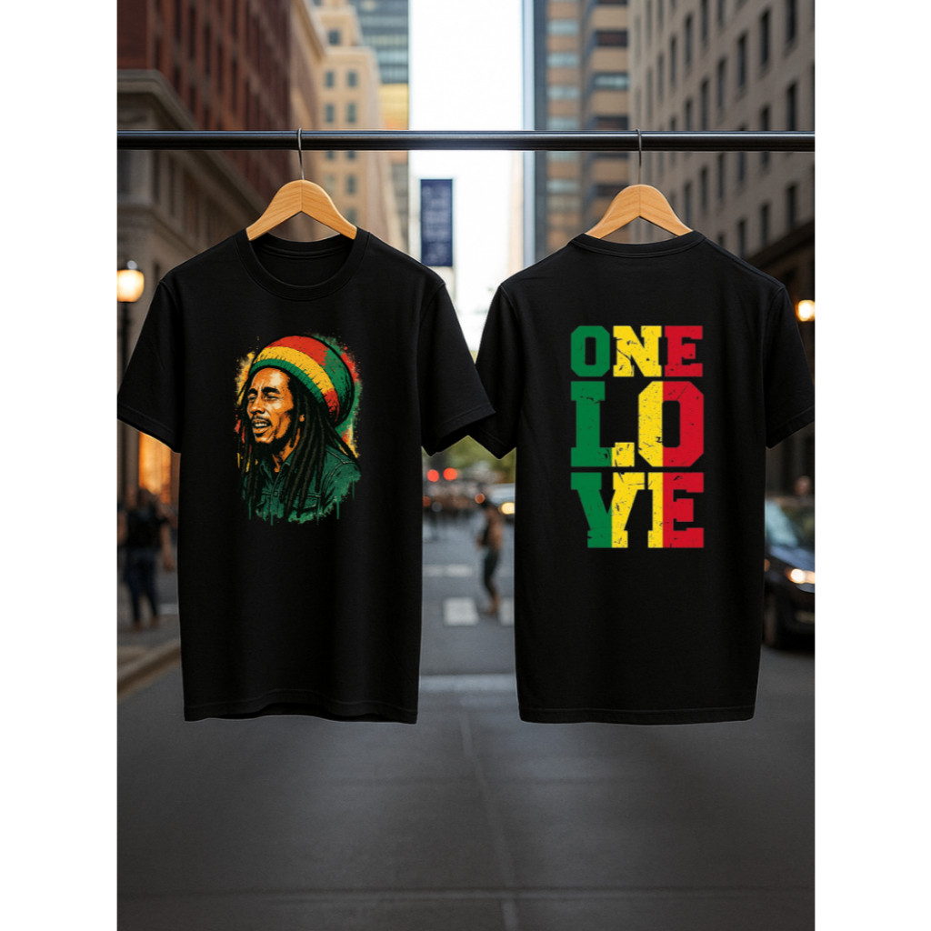 Camisa Bob Marley – Estampa Reggae One Love | Unissex