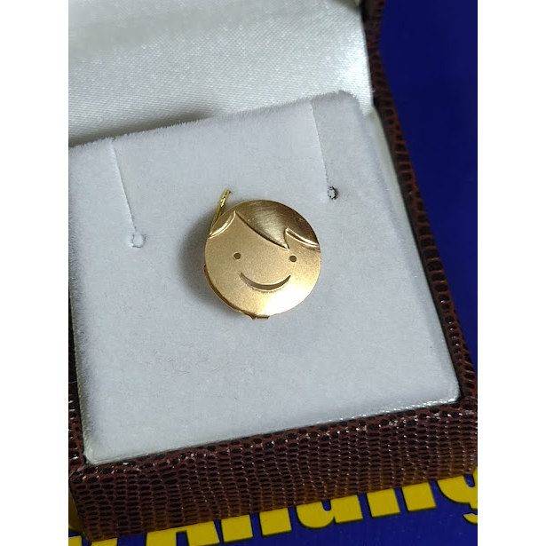 Pingente Menino Boneco Ouro 18 Kilates Peso 1.00 Grama 10 mm