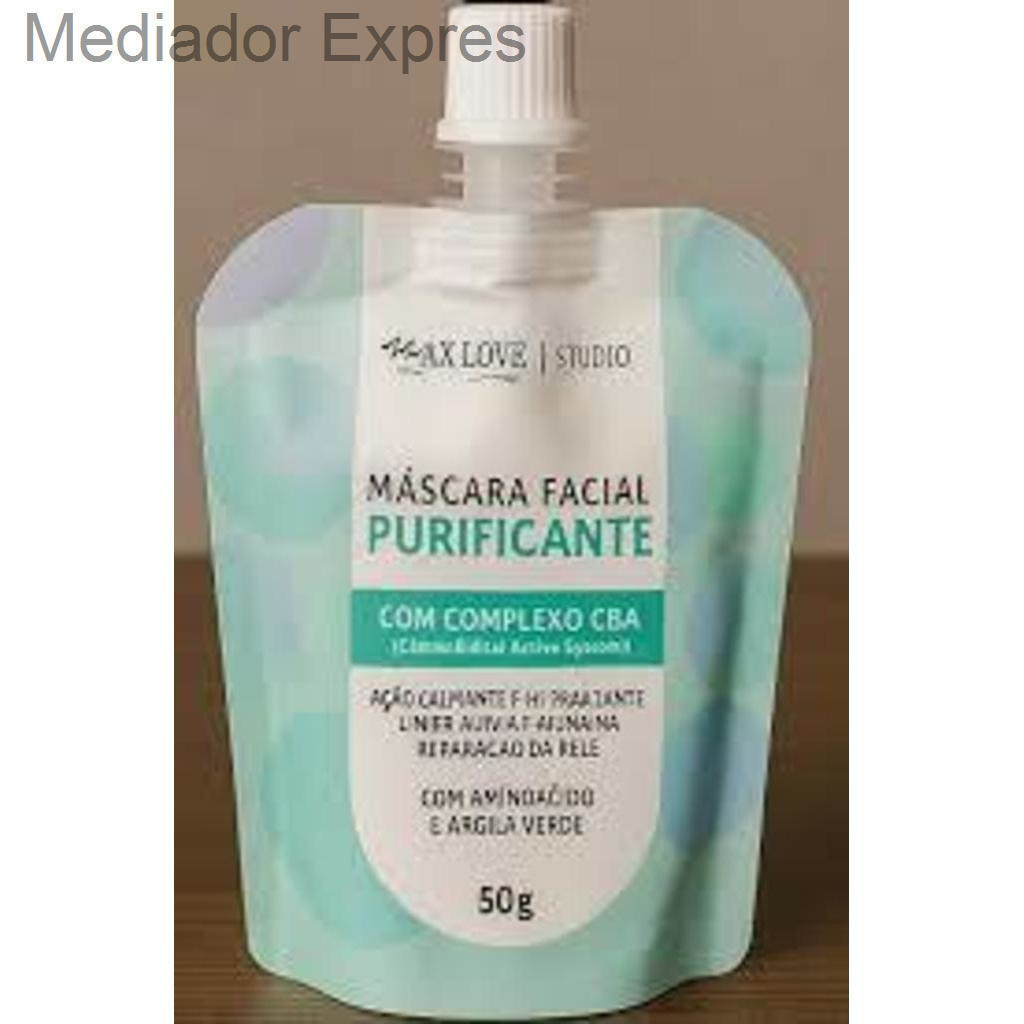 (V)Máscara Facial Purificante Max Love Complexo CBAOJSSVTHZ