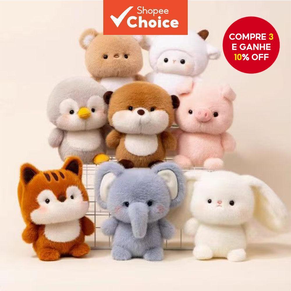 Coelho Branco Animal De Estimação Elefante Boneca De Pelúcia Brinquedo Decoração De Mesa Bonito Macio Dos Desenhos Anima