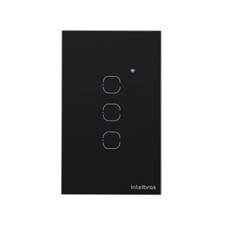 Interruptor Touch Inteligente Zigbee 3 Teclas EZS 1003 Preto Intelbras em Oferta na Shopee