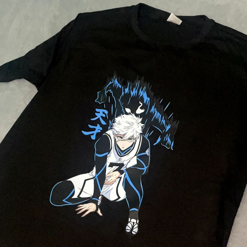 Camiseta Blue Lock Seishiro Nagi Anime Desenho Filme TV Camisa 100% Algodão Envio Imediato