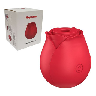 Massageador Íntimo em Formato de Rosa com 10 Modos  Envio Discreto em Oferta na Shopee