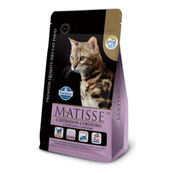 Matisse para Gatos Adultos Castrados de Todas as Raças Sabor Cordeiro e Arroz 2Kg