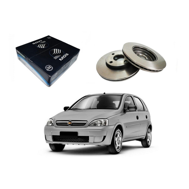 Disco Freio Dianteiro, Corsa 1.4 2007 A 2012 em Oferta na Shopee