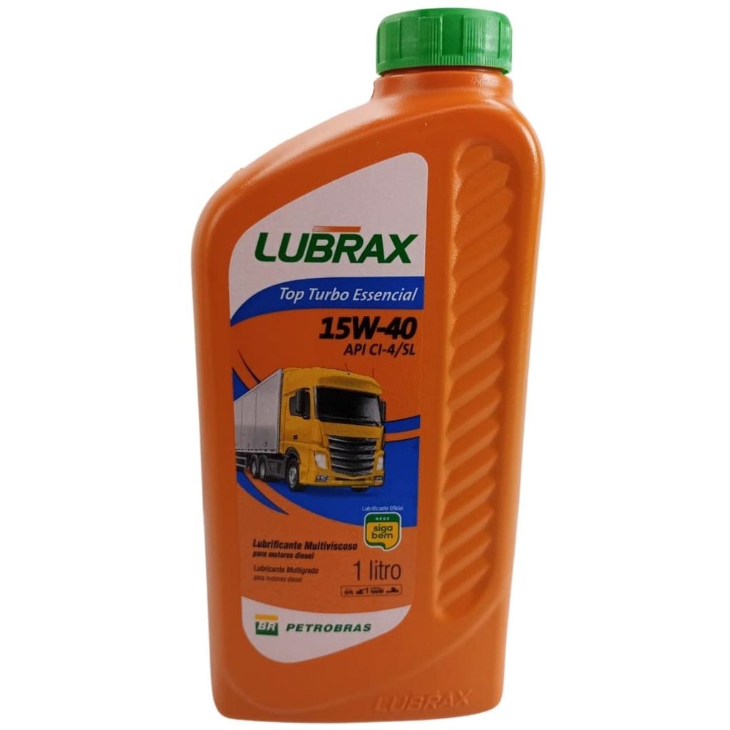 Oleo Motor Top Turbo Essencial Diesel Mineral 15W40 1L - Lubrax em Oferta na Shopee