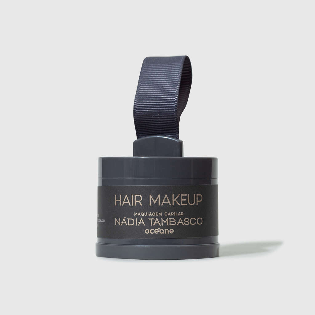 Maquiagem Capilar Preto Nádia Tambasco By Océane - Hair Makeup 4g em Oferta na Shopee